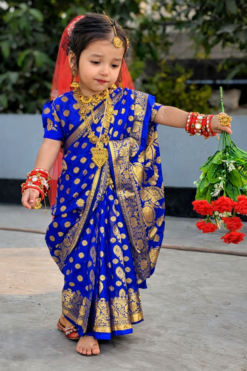 বেবি রেডি কাতান শাড়ি (Code 1)