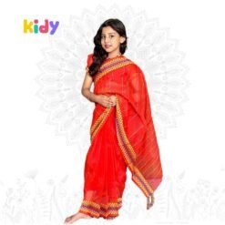 বেবি রেডি হাফ সিল্ক শাড়ি ( code 13)