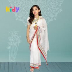 বেবি রেডি হাফ সিল্ক শাড়ি ( code 10)