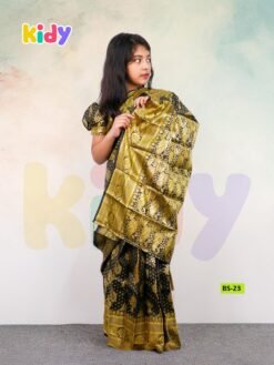 বেবি রেডি কাতান শাড়ি ( code 23 )